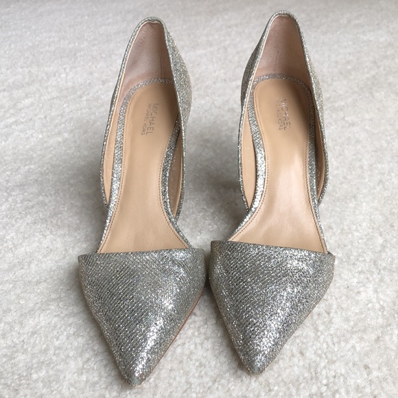 Michael KORS silver heels - Picture 4 of 6